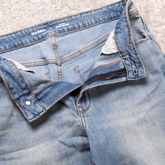 Old Navy High Rise WOW Flare Light Blue Jeans Denim Womens Size 8 NWOT - Picture 10 of 12